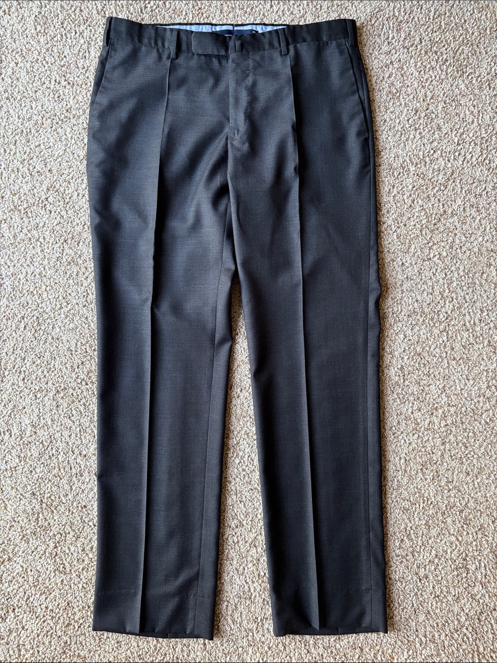 *Luxury* Incotex Slowear Charcoal Lightweight Wool Dress Pants Trousers 36